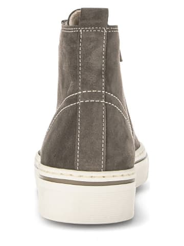 Gabor Leren sneakers kaki