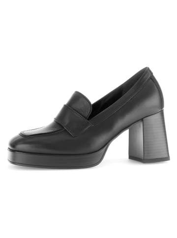 Gabor Leren pumps zwart