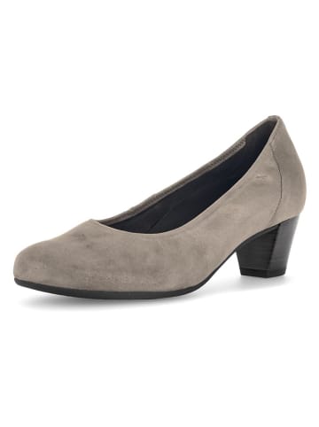Gabor Leren pumps bruin