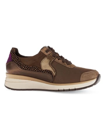 Gabor Sneakers in Braun/ Lila