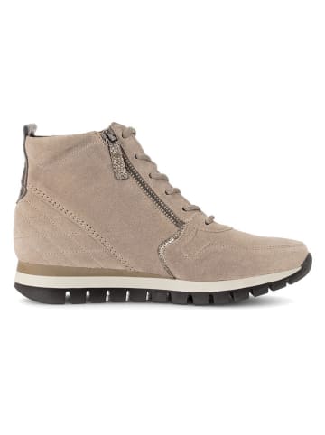 Gabor Leren sneakers beige