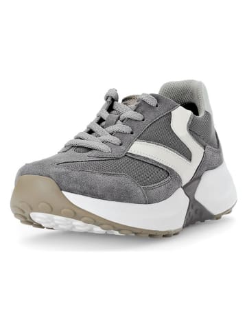 Gabor Leren sneakers grijs