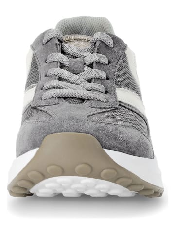 Gabor Leder-Sneakers in Grau