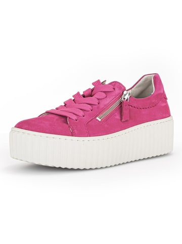 Gabor Leren sneakers fuchsia