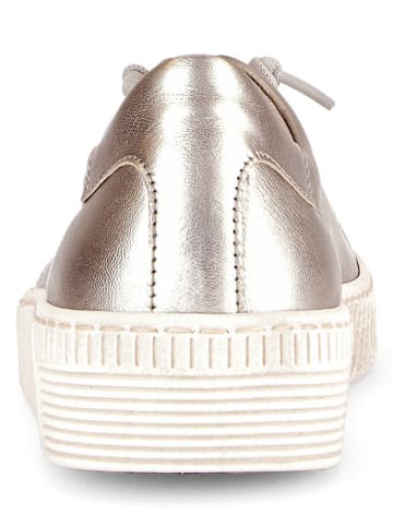 Gabor Leder-Sneakers in Beige