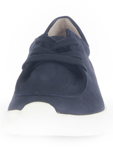 Gabor Skórzane sneakersy w kolorze granatowym