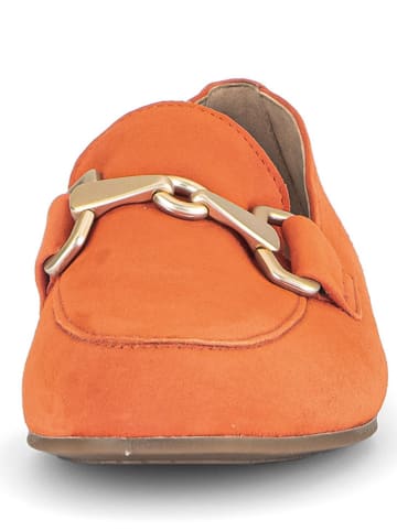 Gabor Leder-Mokassins in Orange