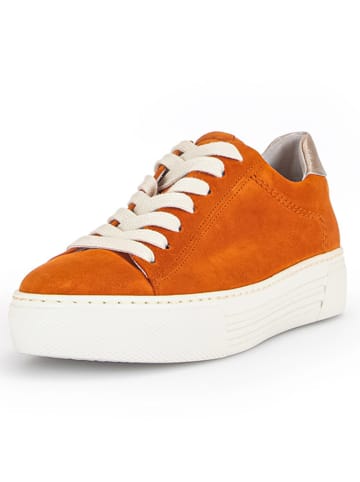 Gabor Leren sneakers oranje