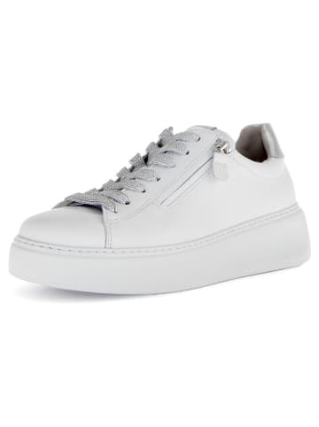 Gabor Skórzane sneakersy w kolorze białym