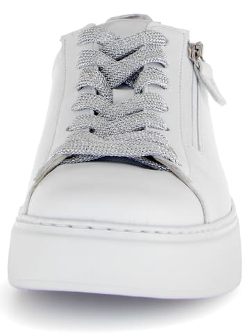 Gabor Skórzane sneakersy w kolorze białym