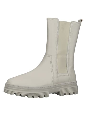 Gabor Leren chelseaboots grijs