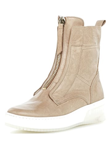 Gabor Leren boots beige