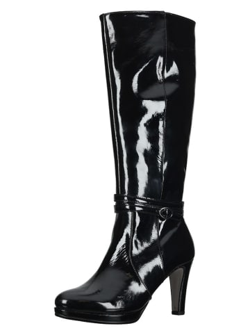 Gabor Skórzane kozaki w kolorze czarnym