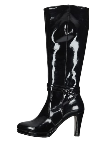 Gabor Leder-Stiefel  in Schwarz