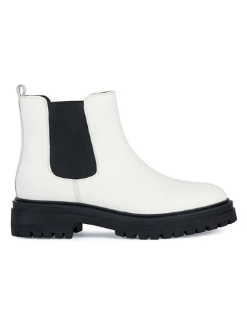 Geox Leren chelseaboots "Iridea" wit