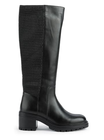 Geox Leder-Stiefel "Damiana" in Schwarz