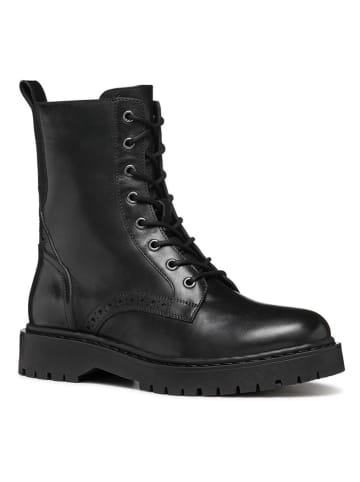 Geox Leder-Boots "Bleyze" in Schwarz