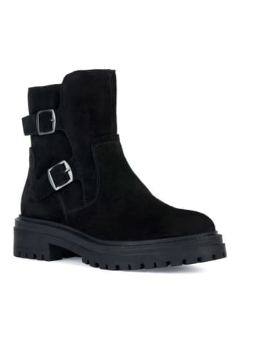Geox Leren boots "Iridea" zwart