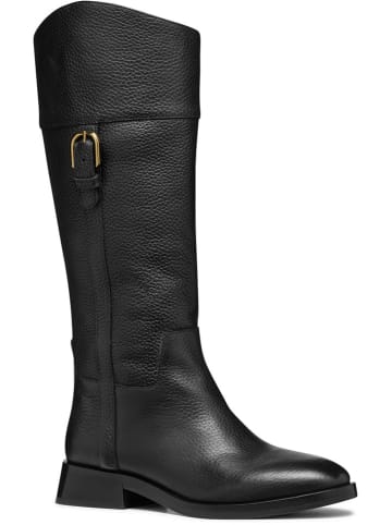 Geox Leder-Stiefel "Tormalina" in Schwarz