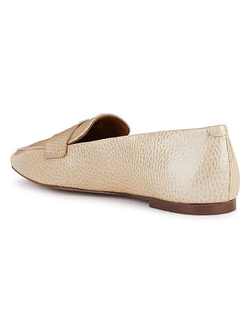 Geox Leder-Slipper "Marsilea" in Beige
