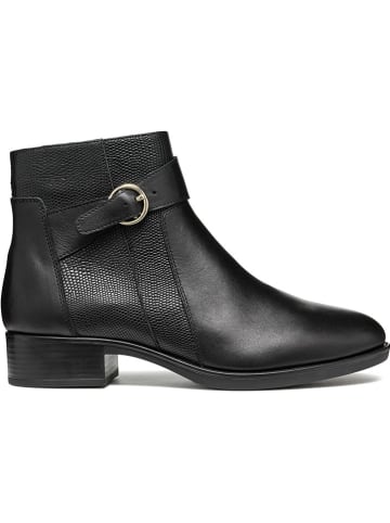 Geox Leren enkelboots "Felicity" zwart