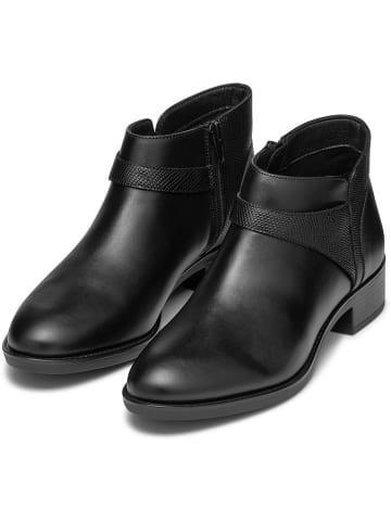 Geox Leder-Ankle-Boots "Felicity" in Schwarz
