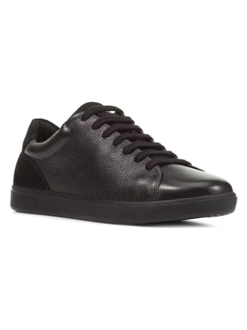 Geox Leren sneakers "Avola" zwart