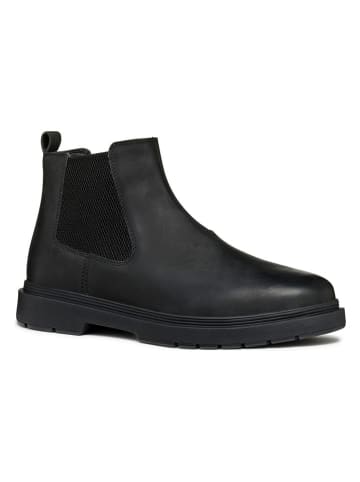 Geox Leder-Chelsea-Boots "Calaita" in Schwarz