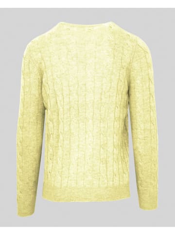 Malo Optimum Sweter w kolorze jasnożółtym