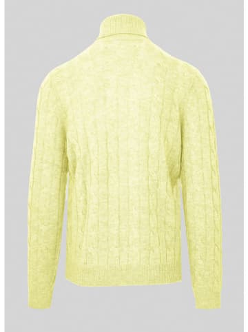 Malo Optimum Rollkragenpullover in hellgelb