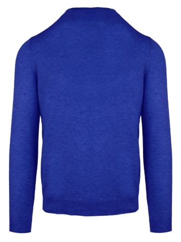 Malo Optimum Pullover "Lupetto" in Blau