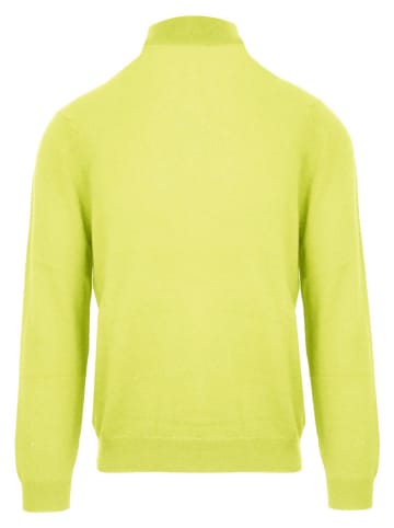 Malo Optimum Sweter "Lupetto" w kolorze jasnożółtym