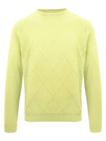 Malo Optimum Kaszmirowy sweter w kolorze jasnożółtym