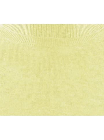 Malo Optimum Kaschmir-Rollkragenpullover "Lupetto" in Hellgelb