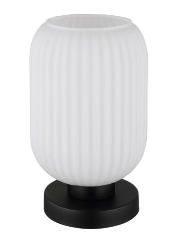 Globo lighting Lampa stołowa "Normy" w kolorze biało-czarnym - wys. 24 x Ø 14 cm