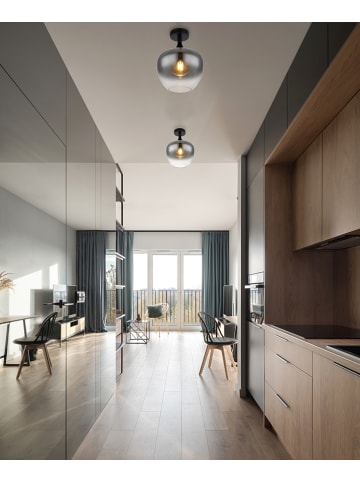 Globo lighting Lampa sufitowa w kolorze czarnym - wys. 31,5 x Ø 24 cm