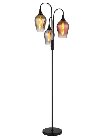 Globo lighting Staande lamp "Lavus" zwart - (H)165 x Ø 43 cm