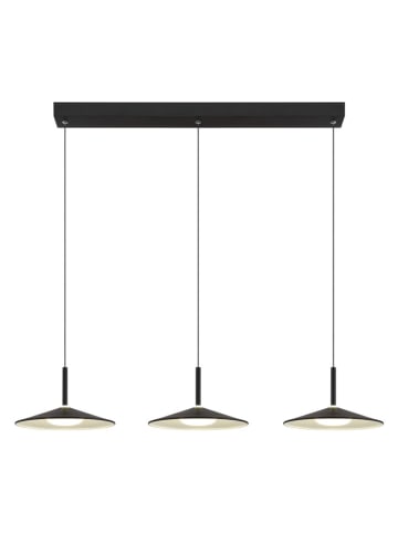 Globo lighting Lampa wisząca LED "Lampone" w kolorze czarnym - 95 x 150 x 25 cm