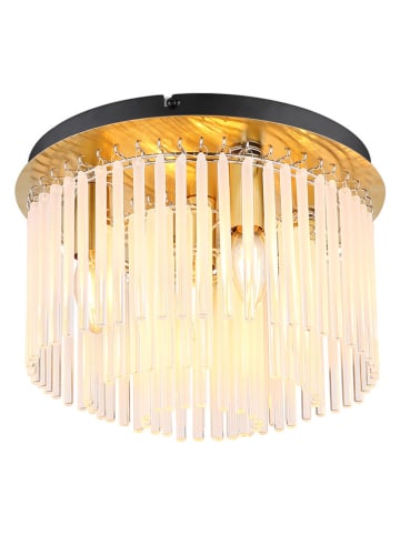 Globo lighting Lampa sufitowa "Gorley" w kolorze złotym - wys. 23 x Ø 32 cm