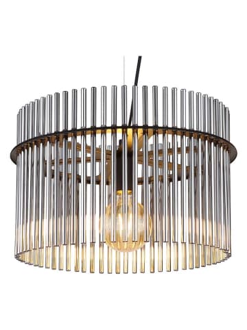Globo lighting Hängeleuchte "Gorley" in Schwarz/ Grau - Ø 40 cm