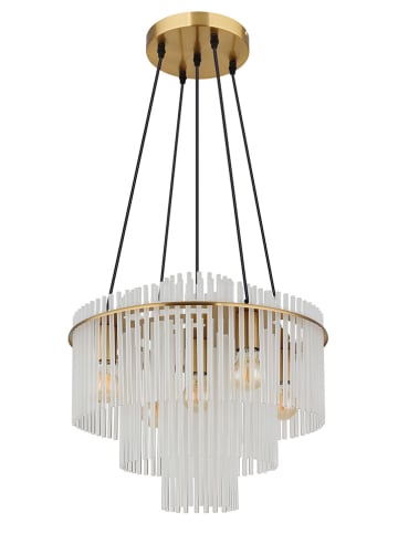Globo lighting Hängeleuchte "Gorley" in Gold - Ø 50 cm