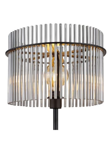 Globo lighting Lampa stojąca "Gorley" w kolorze czarno-szarym - wys. 152 cm