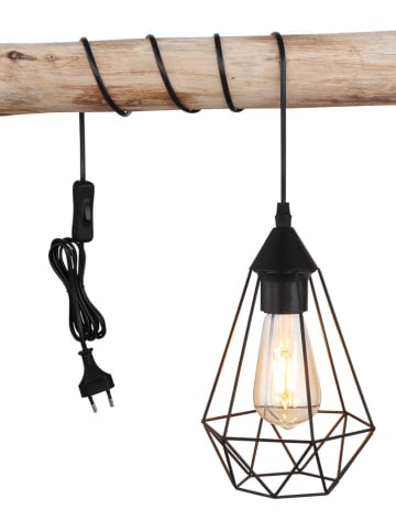 Globo lighting Hängeleuchte "Zachary" in Schwarz - (H)26 x Ø 17 cm