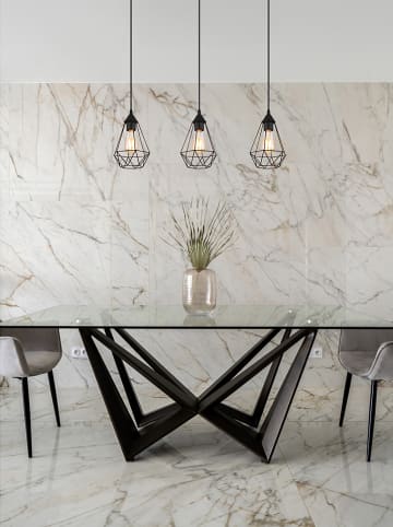 Globo lighting Hanglamp zwart - (L)79 x (B)17 x (H)120 cm