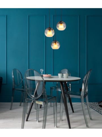 Globo lighting Hängeleuchte "Barry" in Schwarz - (H)120 x Ø 45 cm