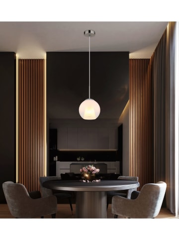 Globo lighting Hängeleuchte "Barry" in Silber - (H)120 x Ø 20 cm