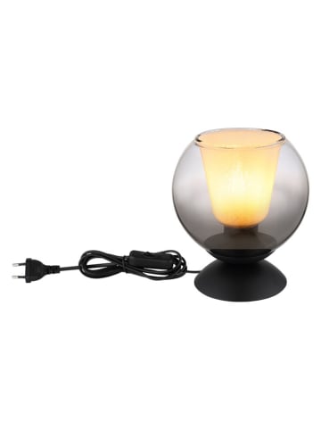 Globo lighting Lampa stołowa "Barry" w kolorze czarnym - wys. 19 x Ø 18 cm