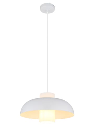 Globo lighting Hanglamp "Lowe" wit - (H)120 x Ø 38 cm