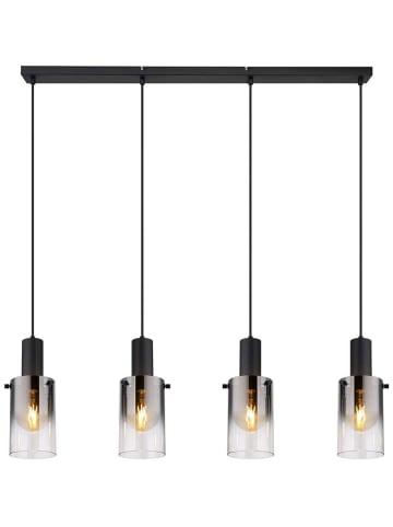 Globo lighting Hängeleuchte "Florentina" in Schwarz/ Grau - (B)102,5 cm