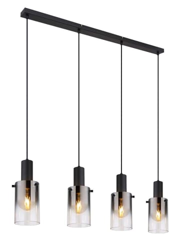 Globo lighting Hängeleuchte "Florentina" in Schwarz/ Grau - (B)102,5 cm